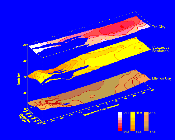 Figure 2:  3D reflection seismic example