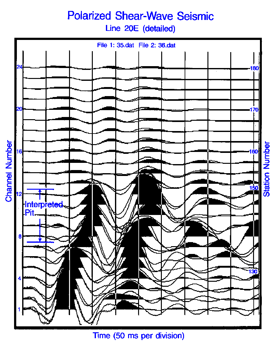 Figure 1:  Shear-Wave Seismic Example